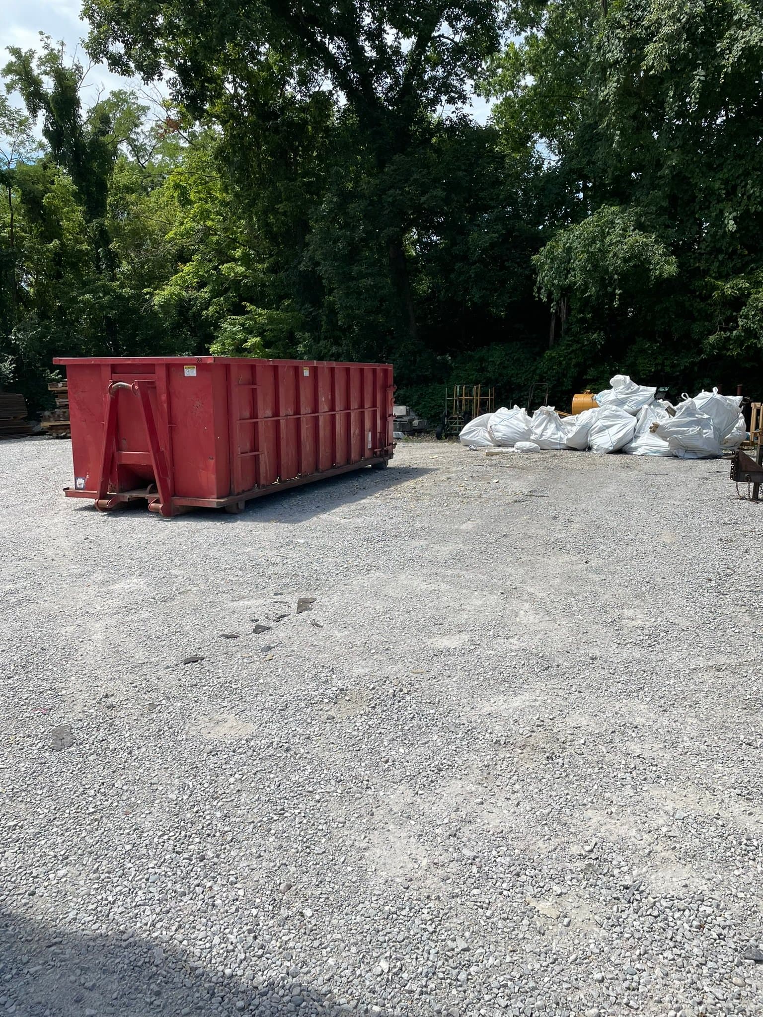 20 yard roll-off container